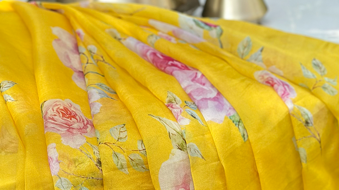 Pure Silk Organza — Luxury and Craftsmanship in Every Drape